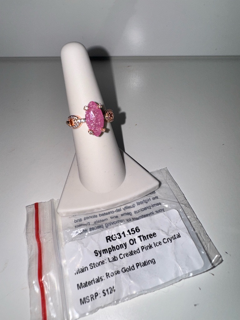 Bomb Party Rose Gold Pink Ring